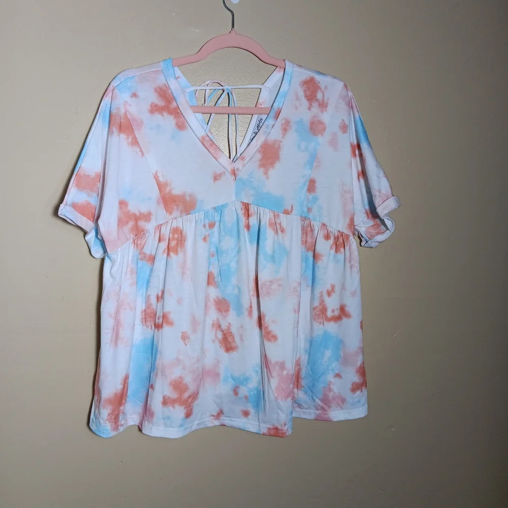 Jules & James Tye Dye summer shirt size meduim